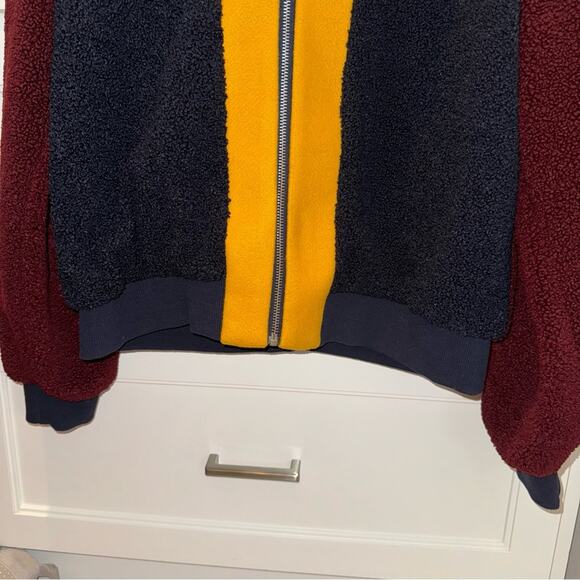 J.O.A. Multi Contrast Teddybear Jacket Medium - Picture 6 of 7